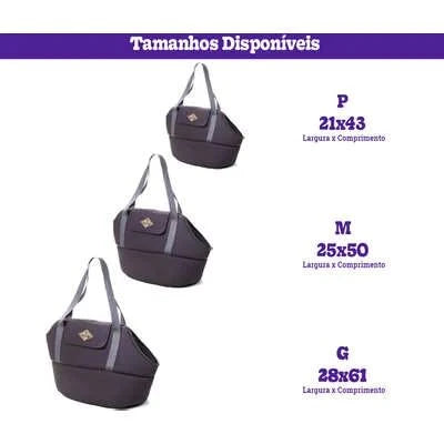 Bolsa de Transporte Lisboa Cinza