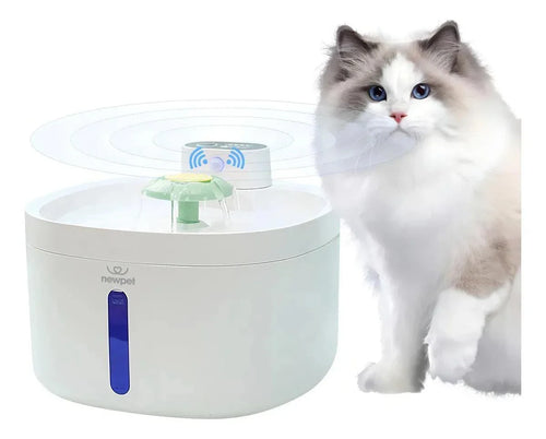 New Pet sensor sem fio bebedouro fonte para gato cão 2.6L