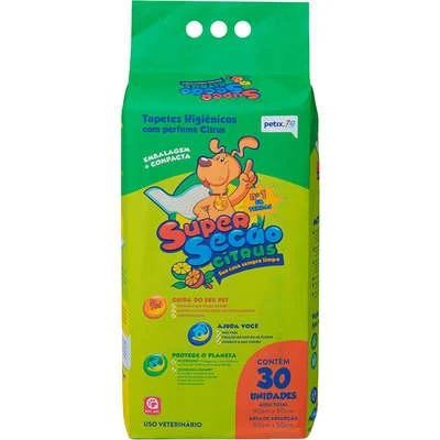 Tapete Higiênico Super Secão Citrus - 30 Unidades